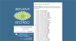Desktop Screenshot of bonjour-android.net